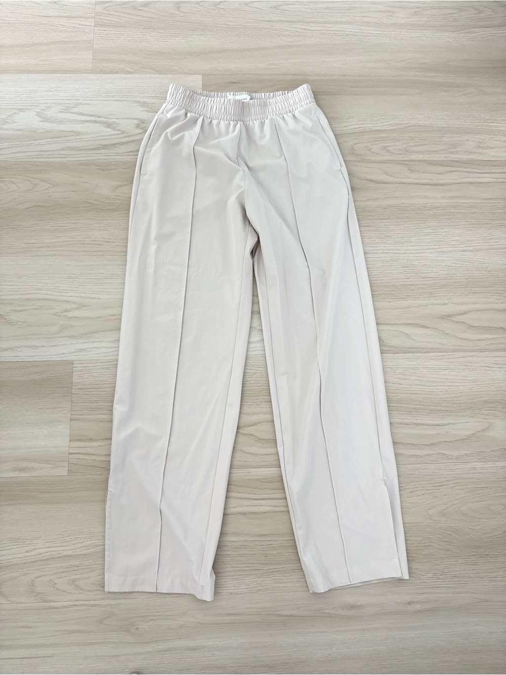 Abercrombie & Fitch Light Beige Wide-Leg Pants